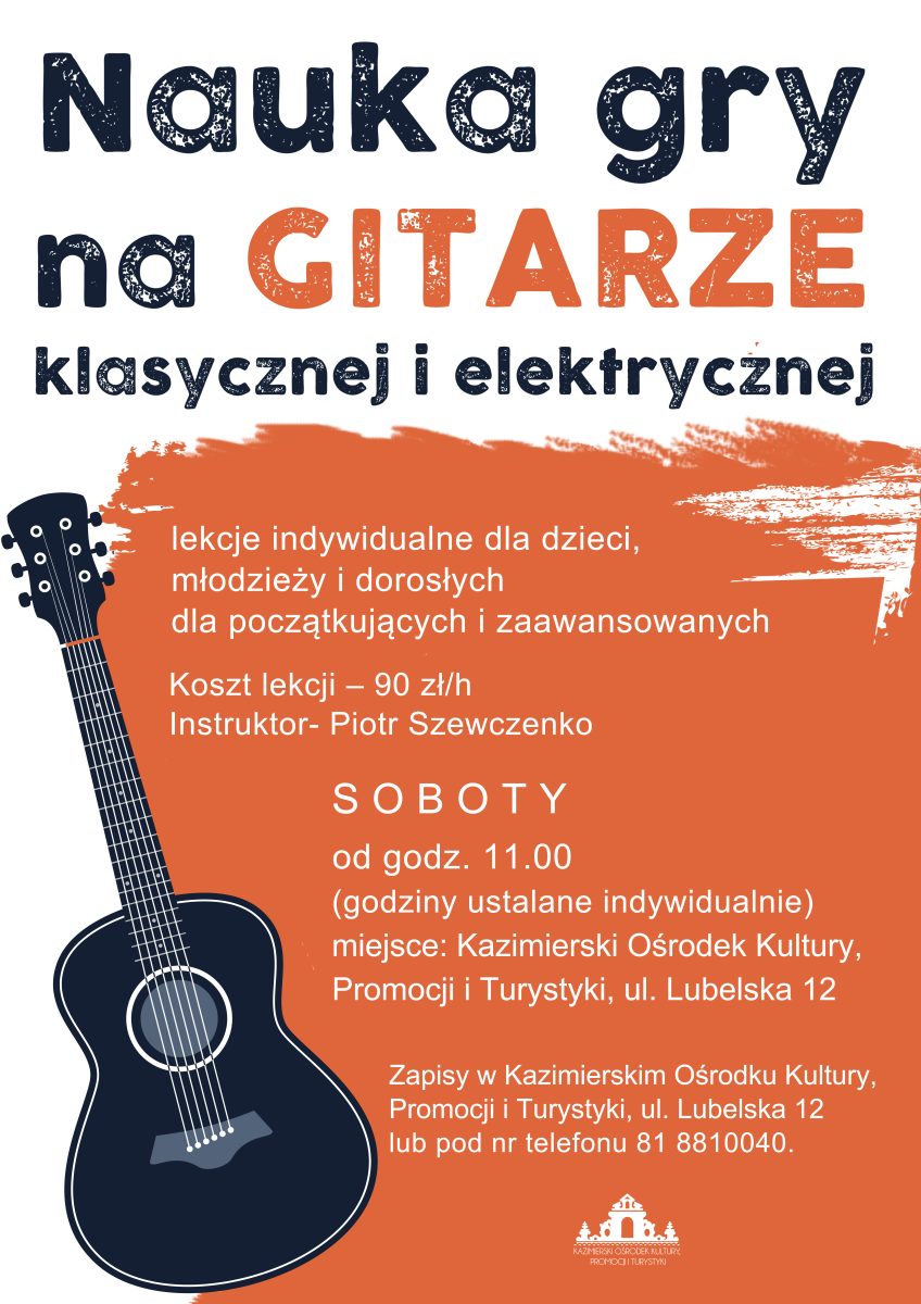 lekcje gry na gitarze